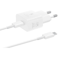 Зарядний пристрій Samsung 25W Power Adapter (w C to C Cable) White (EP-T2510XWEGEU)