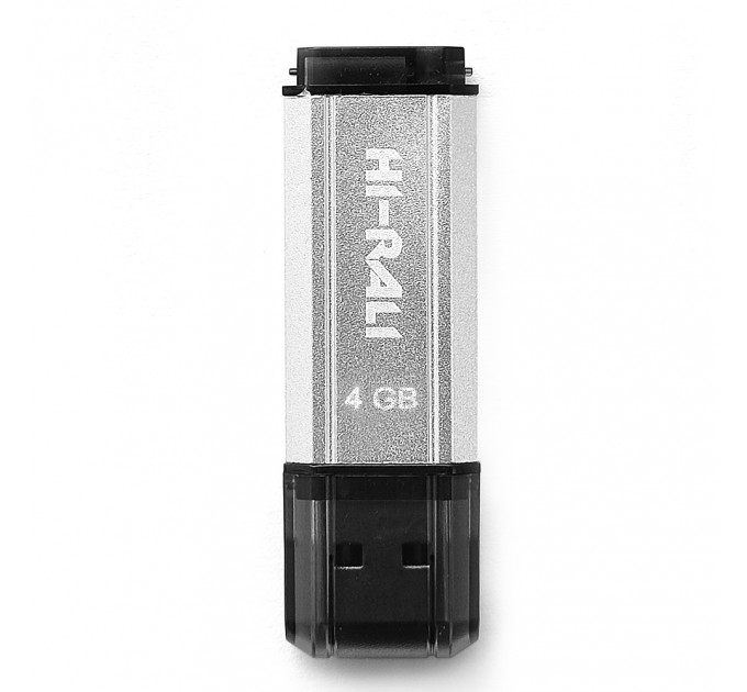 Hi-Rali Флеш-накопичувач USB 4GB Hi-Rali Stark Series Silver (HI-4GBSTSL)