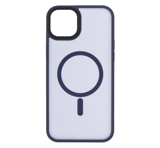 2E Чохол до мобільного телефона 2E Basic Apple iPhone 15 Plus Soft Touch MagSafe Cover Dark Blue (2E-IPH-15PRM-OCLS-DL)