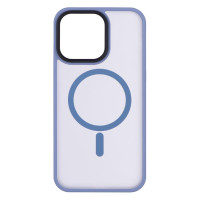 Чохол до мобільного телефона 2E Basic Apple iPhone 15 Ultra Soft Touch MagSafe Cover Light Blue (2E-IPH-15U-OCLS-LB)