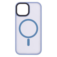 Чохол до мобільного телефона 2E Basic Apple iPhone 15 Soft Touch MagSafe Cover Light Blue (2E-IPH-15-OCLS-LB)