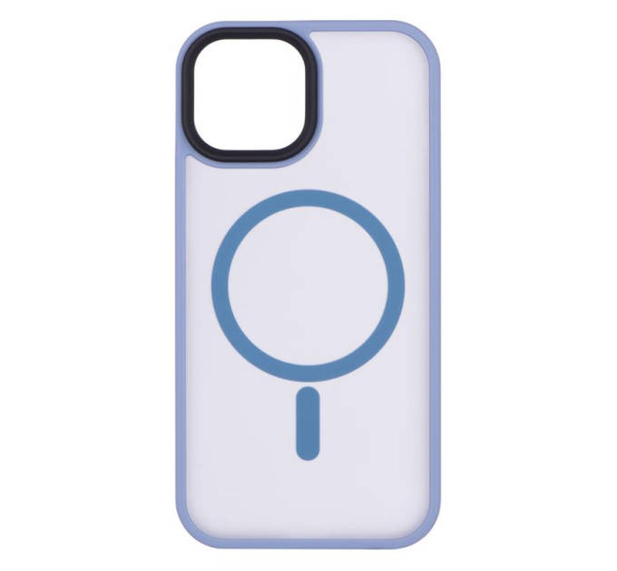 2E Чохол до мобільного телефона 2E Basic Apple iPhone 15 Soft Touch MagSafe Cover Light Blue (2E-IPH-15-OCLS-LB)
