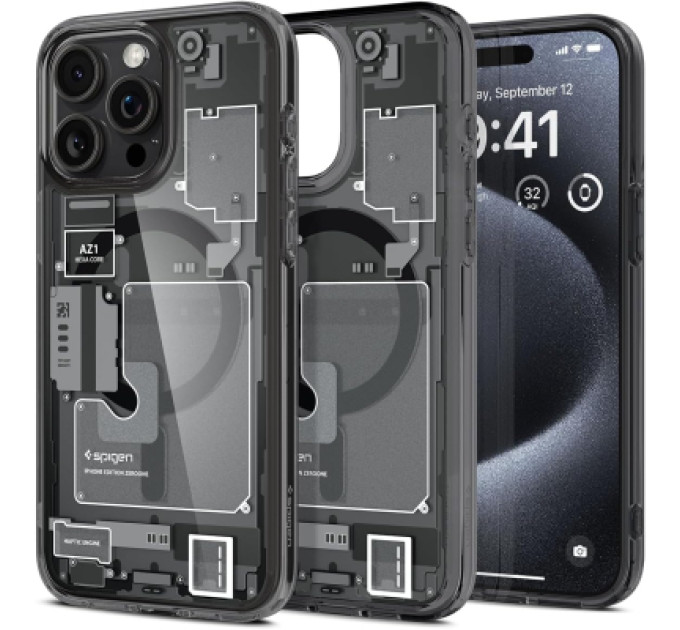 Spigen Чохол до мобільного телефона Spigen Apple iPhone 15 Pro Ultra Hybrid MagFit Zero One (ACS06721)