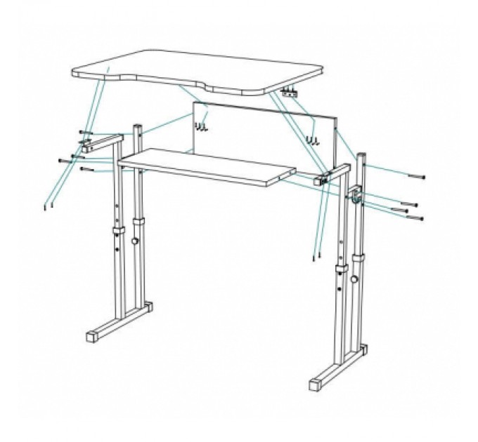 Sector Парта зі стільцем Sector Ніжність трансформер (Ніжність)
