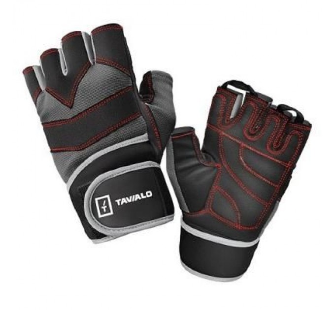 Tavialo Рукавички для фітнесу Tavialo Men L Black-Gray (189204008)