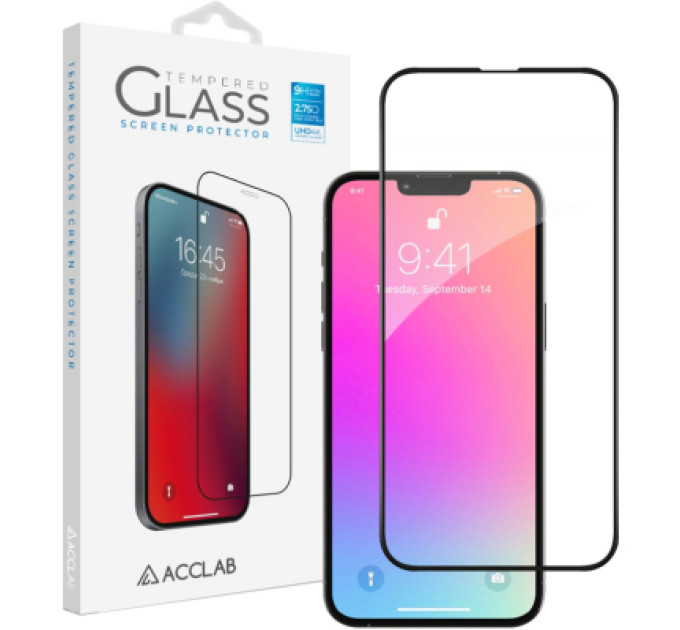 ACCLAB Скло захисне ACCLAB Full Glue Apple iPhone 13 Pro Max (1283126515422)