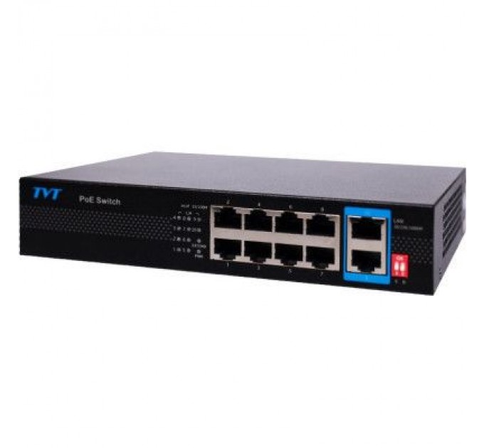 TVT DIGITAL Комутатор мережевий TVT DIGITAL TD-B2208S1-PGU
