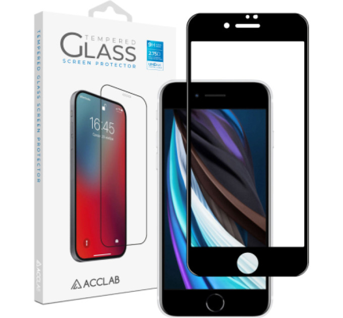 ACCLAB Скло захисне ACCLAB Full Glue Apple iPhone 7/8/SE 2020 (1283126508172)