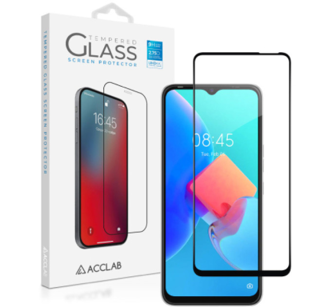 ACCLAB Скло захисне ACCLAB Full Glue Tecno Spark 8C (1283126542466)
