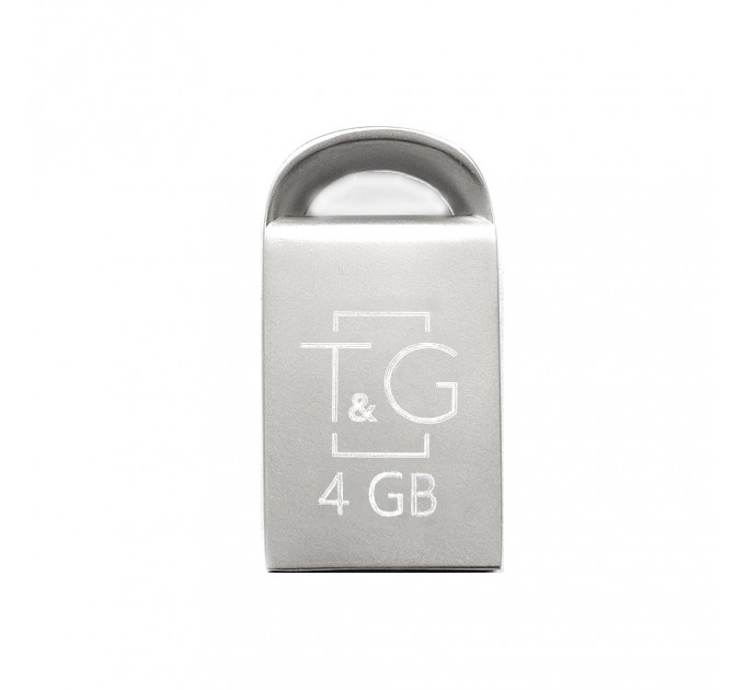 T&G Флеш-накопичувач USB 4GB T&G 107 Metal Series Silver (TG107-4G)