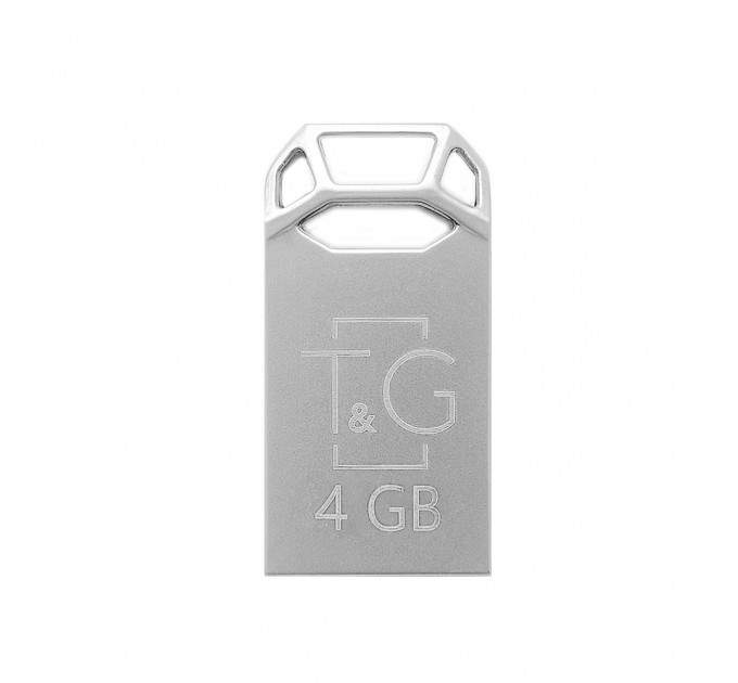 T&G Флеш-накопичувач USB 4GB T&G 110 Metal Series Silver (TG110-4G)