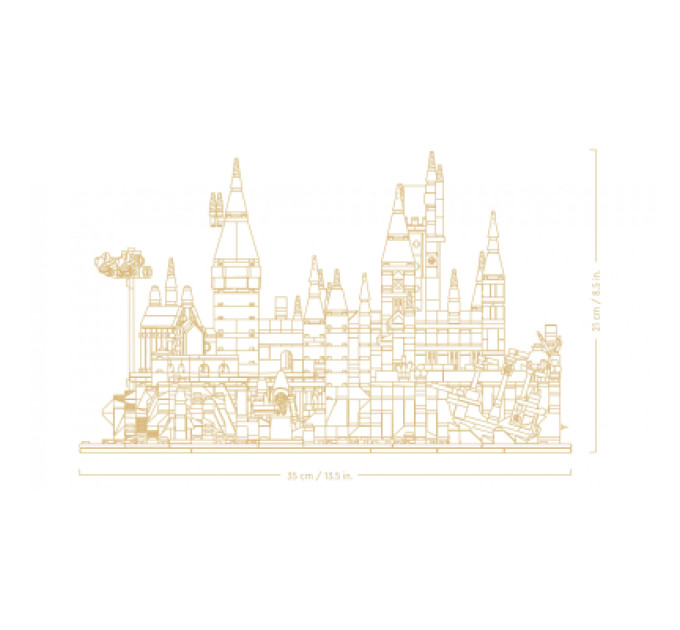 LEGO Конструктор LEGO Harry Potter Замок і територія Гоґвортсу 2660 деталей (76419)