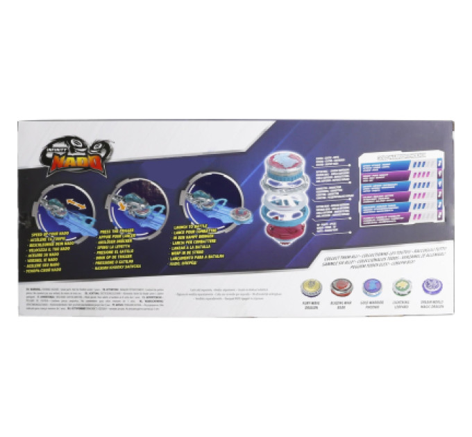 Auldey Дзига Auldey Infinity Nado VI серія Advanced Pack Gold Warrior Phoenix Золотий Воїн Фенікс (EU654133)