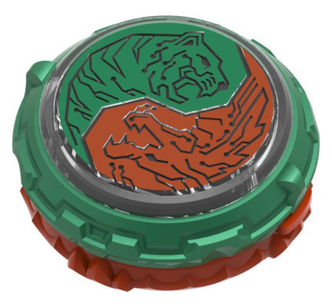 Auldey Дзига Auldey Infinity Nado VI серія Split Series Flaming Wind Dragon Tiger Палаючий Вітер Дракон Тигр (EU654145)
