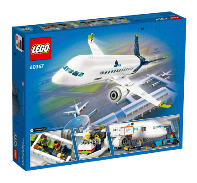 LEGO Конструктор LEGO City Пасажирський літак 913 деталей (60367)