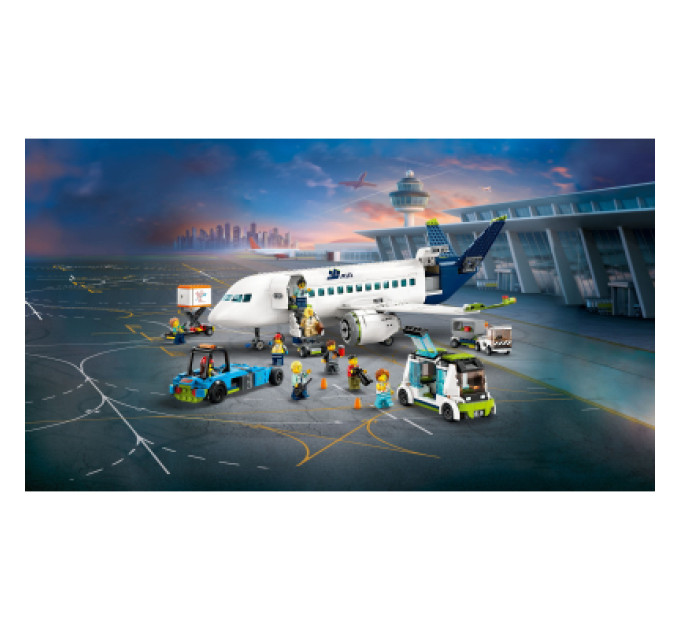 LEGO Конструктор LEGO City Пасажирський літак 913 деталей (60367)