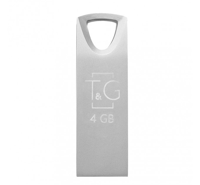 T&G Флеш-накопичувач USB 4GB T&G 117 Metal Series Silver (TG117SL-4G)