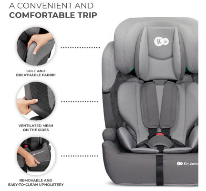 Kinderkraft Автокрісло Kinderkraft Comfort Up i-Size Grey (KCCOUP02GRY0000) (5902533923137)