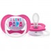 Philips AVENT Пустушка Philips AVENT Ultra Air I love… для дівчат, 6-18 міс (SCF080/04)