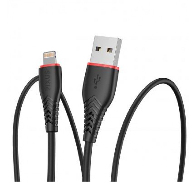 Pixus Дата кабель USB 2.0 AM to Lightning Start Pixus (4897058531350)