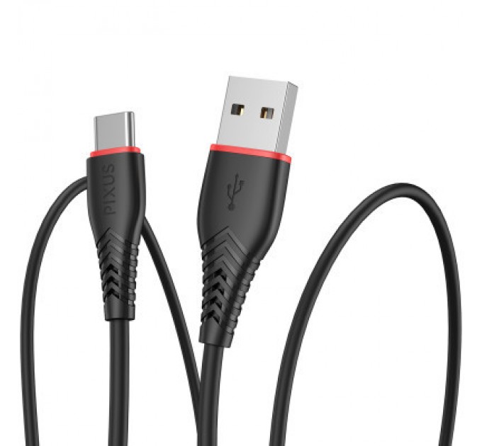 Pixus Дата кабель USB 2.0 AM to Type-C Start Pixus (4897058531367)