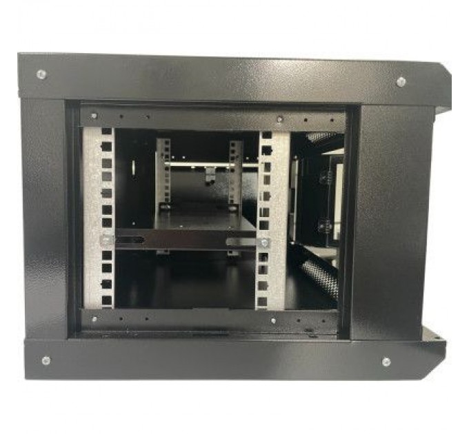 GEAR Шафа настінна GEAR 6U 19'' 530x400x300 мм, + полка 19", black (GWMSN-6U)