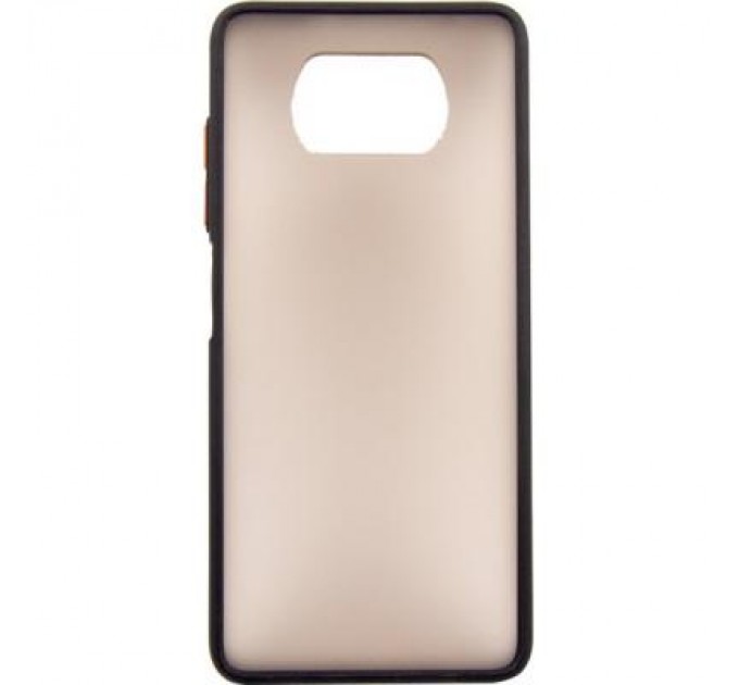 Dengos Чохол до мобільного телефона Dengos Matt POCO X3, black (DG-TPU-MATT-68)