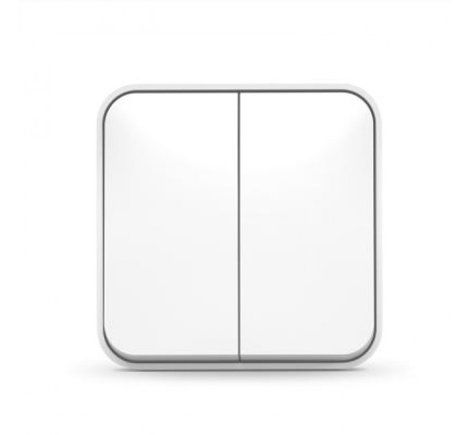 Videx Вимикач Videx BINERA IP20 зовнішній 2кл білий (VF-BNS12-W)