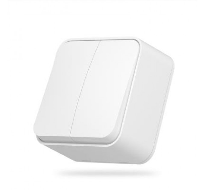 Videx Вимикач Videx BINERA IP20 зовнішній 2кл білий (VF-BNS12-W)