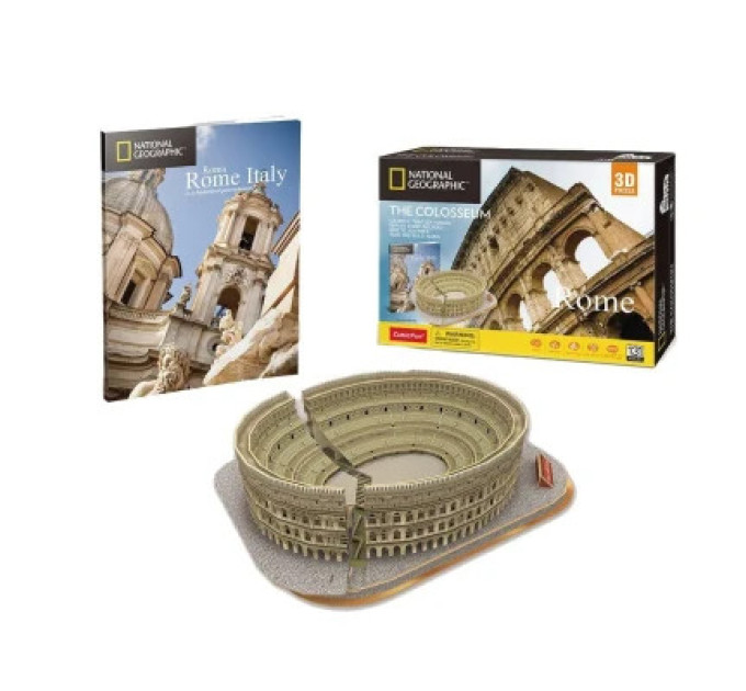 Cubic Fun Пазл Cubic Fun Тривимірна головоломка-конструктор National Geographic Колізей (DS0976h)