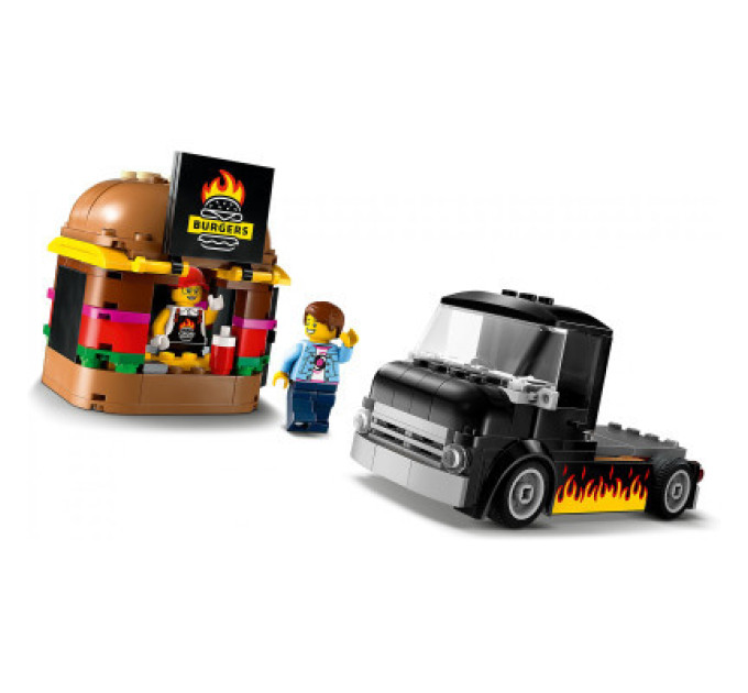 LEGO Конструктор LEGO City Вантажівка з гамбургерами 194 деталей (60404)