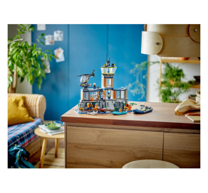 LEGO Конструктор LEGO City Поліцейський острів-в'язниця 980 деталей (60419)