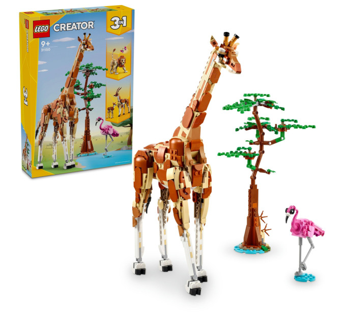 LEGO Конструктор LEGO Creator Дикі тварини сафарі 780 деталей (31150)