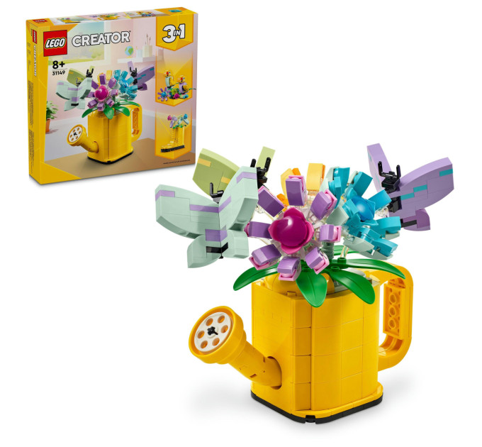 LEGO Конструктор LEGO Creator Квіти в лійці 420 деталей (31149)