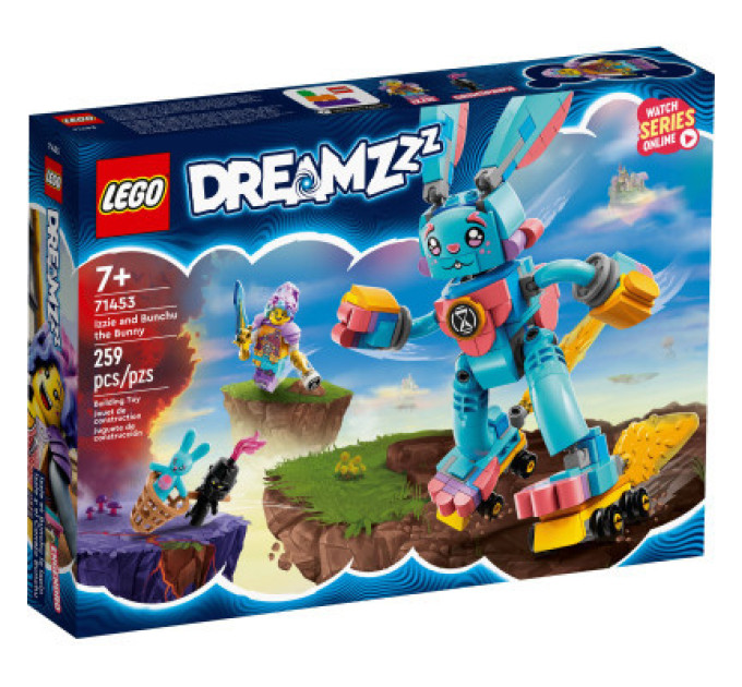 LEGO Конструктор LEGO DREAMZzz Іззі та кроленя Бунчу 259 деталей (71453)