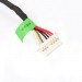 HP Роз'єм живлення ноутбука з кабелем HP PJ852 (4.5mm x 3.0mm + center pin), 8(7)-pin, 12 см (A49090)