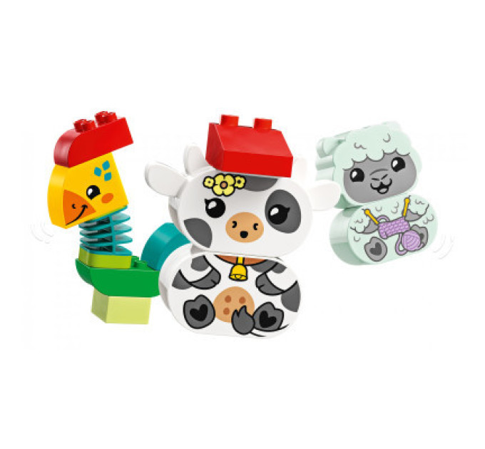 LEGO Конструктор LEGO DUPLO My First Потяг тваринок 19 деталей (10412)