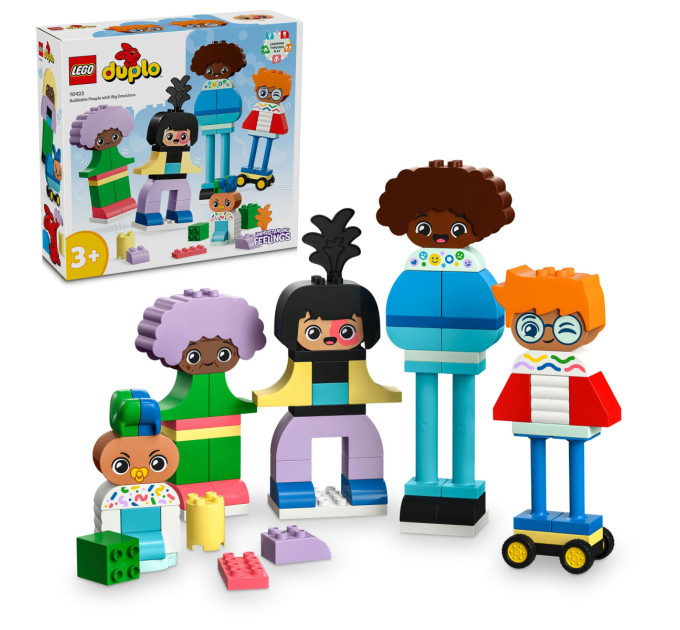 LEGO Конструктор LEGO DUPLO Town Конструктор людей із сильними емоціями 71 деталей (10423)