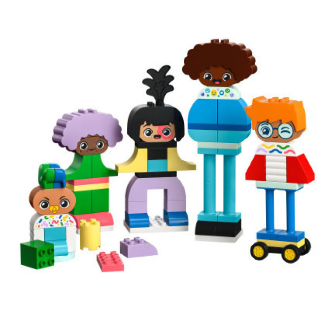 LEGO Конструктор LEGO DUPLO Town Конструктор людей із сильними емоціями 71 деталей (10423)