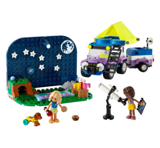 LEGO Конструктор LEGO Friends Кемпінговий автомобіль для спостереження за зірками 364 деталей (42603)
