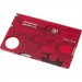 Victorinox Ніж Victorinox SwissCard Lite Transparent Red (0.7300.T)