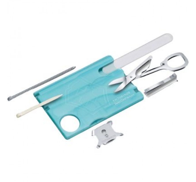Victorinox Ніж Victorinox SwissCard NailCare Transparent Blue (0.7240.T21)