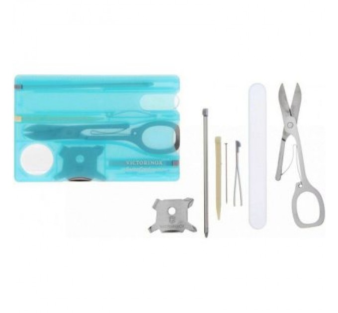 Victorinox Ніж Victorinox SwissCard NailCare Transparent Blue (0.7240.T21)