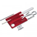 Victorinox Ніж Victorinox SwissCard NailCare Transparent Red (0.7240.T)