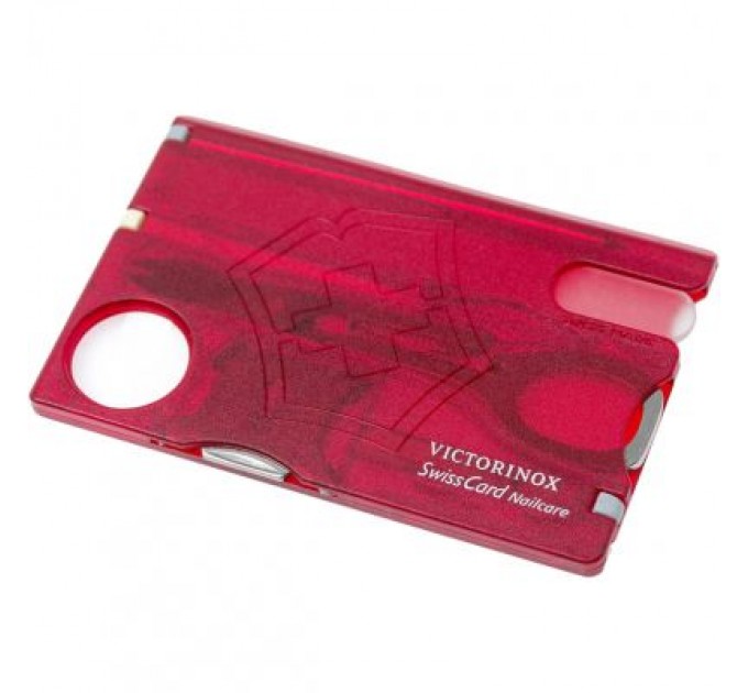 Victorinox Ніж Victorinox SwissCard NailCare Transparent Red (0.7240.T)