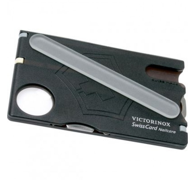 Victorinox Ніж Victorinox SwissCard NailCare Transparent Black (0.7240.T3)