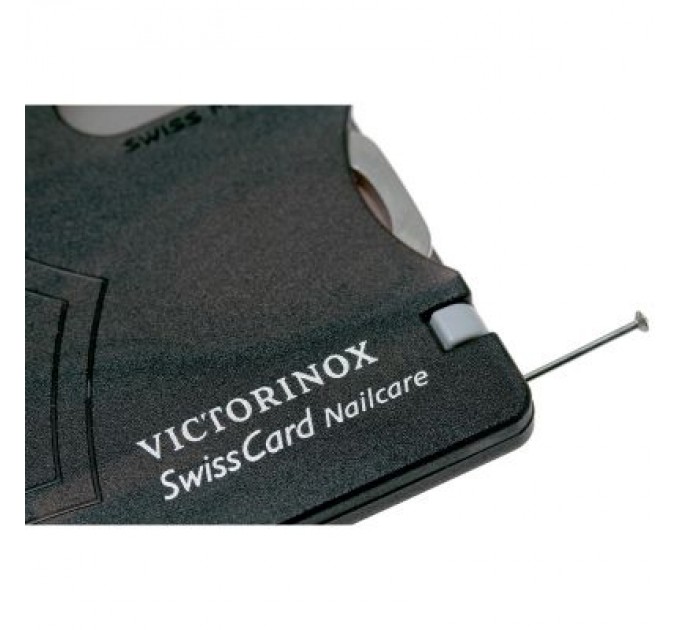 Victorinox Ніж Victorinox SwissCard NailCare Transparent Black (0.7240.T3)
