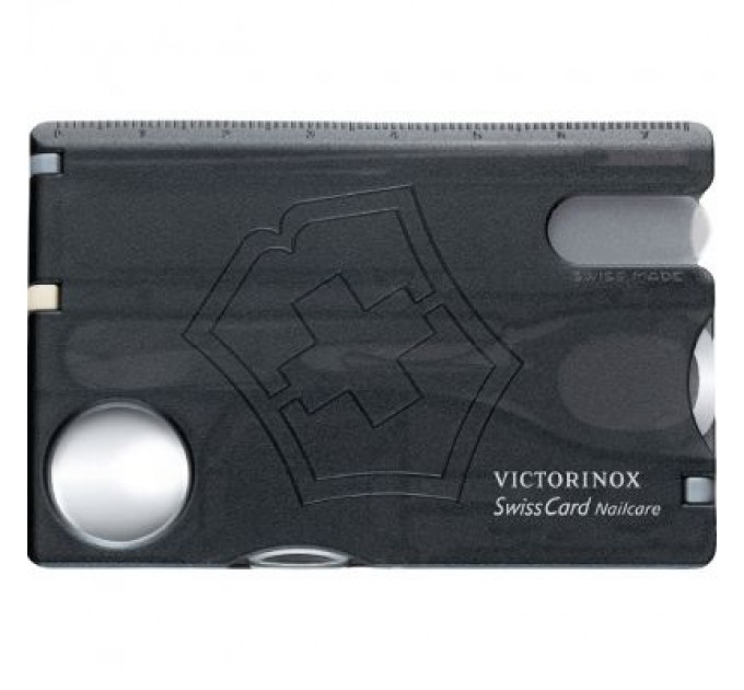Victorinox Ніж Victorinox SwissCard NailCare Transparent Black (0.7240.T3)
