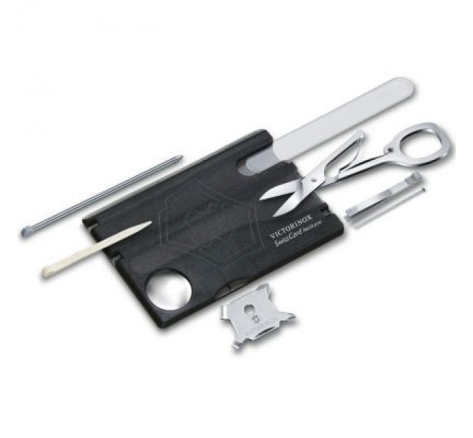 Victorinox Ніж Victorinox SwissCard NailCare Transparent Black (0.7240.T3)