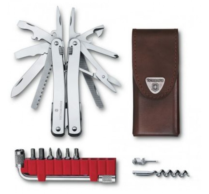 Victorinox Мультитул Victorinox SwissTool Spirit X Plus Leather Case (3.0235.L)